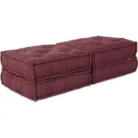vidaXL Design New Canapé modulaire 2 pcs marron 70 x 70 x 36 cm Tissu - Housses pour meubles de jardin Möbel2025 CHY3093601 2parcel
