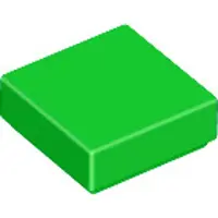 LEGO 50 pièces , pièce c. 3070 en vert clair
