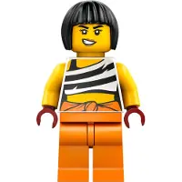 LEGO City : Figurine "Femme en haut à rayures