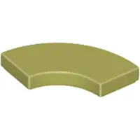 LEGO 2x2 carreaux coin rond 27925 - 50 pièces vert olive