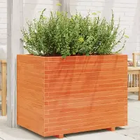 Prolenta Maison Exclusive - Jardinière cire marron 90x60x72 cm bois de pin massif