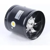 StarTech.com Ventilateur d'extraction - Ventilateur de conduit rond - Diamètre 150 mm (15 cm) - Vitesse de rotation 2800 tr/min - Alimentation CA - Acier allié - Pour atelier, cave, entrepôt - Couleur noir