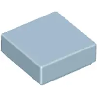 LEGO 1x1 carreaux 3070 - 100 pièces bleu sable