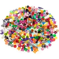 LEGO 300 petites pièces 45g briques spéciales filles Friends mélangées au hasard de couleurs différentes