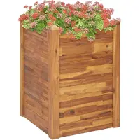 Prolenta Maison Exclusive - Potager surélevé 60 x 60 x 84 cm en bois massif d'acacia