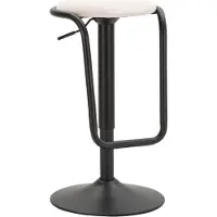 Mauro Ferretti Destiny tabouret de bar Ø 41x61-83 cm noir blanc