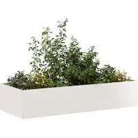 Prolenta Maison Exclusive - Bac à plantes 200x80x40 cm en acier inoxydable