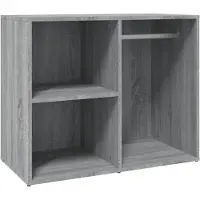Syfax Armoire de dressing Sonoma gris 80x40x65 cm Bois d'ingénierie