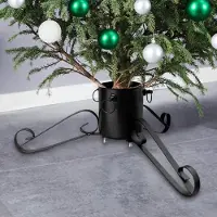 Prolenta Maison Exclusive - Support de sapin de Noël Noir 58x58x21 cm