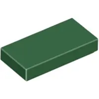 LEGO 1x2 carreaux 3069 - 100 pièces vert foncé