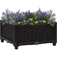 Prolenta Maison Exclusive - Potager surélevé 40 x 40 x 23 cm en polypropylène