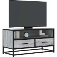 Prolenta Maison Exclusive - Meuble TV gris Sonoma 80x34,5x40 cm Matériau dérivé du bois et métal