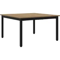 vidaXL Table basse artisanale chêne 80 x 80 x 45 cm bois composite
