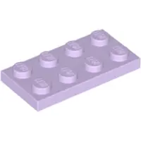 LEGO 100 pièces 3020 Plaques 2x4 Part Basic 100 Lavande