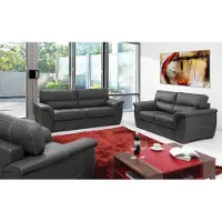 AEA Leder Design Couch Polster Sitz Garnitur Sofa 2+1+1 Leder Sofas Garnituren