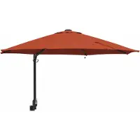 Syfax Parasol de jardin Terre cuite 248 x 248 x 148 cm