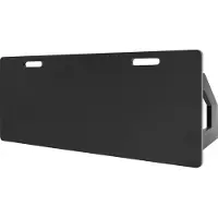 StarTech.com Réfléchisseur de football pliable – Mur d'entraînement pliable – Plaque de rebond portable – Entraînement des passes et des tirs – Structure en métal, panneau en HDPE – 100 x 40 x 40 cm – Noir
