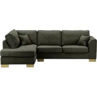 Wintech Canapé d'angle gauche Avos avec fonction lit-Vitolini 097-1714-wax black