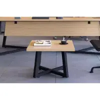 Xl Moebel Gmbh Table basse design de luxe Table d'appoint marron Bureau Meubles en bois Élégant