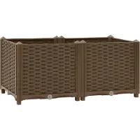 Prolenta Maison Exclusive - Potager surélevé 80 x 40 x 38 cm en polypropylène