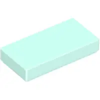 LEGO 1x2 carreaux 3069 - 50 pièces Aqua clair