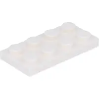 LEGO 50 pièces 3020 Plaques 2x4 Part Basic 50 blanc