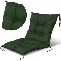 AIO Factory Coussin de Siège de Jardin Coussin de Chaise 50X50x50 cm Pour Balcon Jardin Terrasse Imperméable Vert