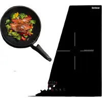 OEM Table de cuisson à induction, design 3 brûleurs, puissance 5200 watts, efficacité énergétique