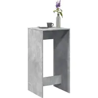 Prolenta Maison Exclusive - Table de bar gris béton 51x50x103,5 cm Matériau dérivé du bois