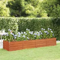 Prolenta Maison Exclusive - Potager surélevé Rostig 320 x 80 x 45 cm en acier Corten