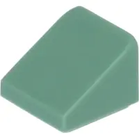 LEGO : 100x briques inclinées/Slope en vert sable