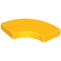 LEGO 2x2 carreaux coin rond 27925 - 50 pièces orange clair