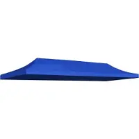 Prolenta Maison Exclusive - Toit de chapiteau 3 x 6 m, bleu