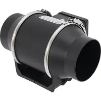 StarTech.com Ventilateur tubulaire - Ventilateur d'extraction en ligne ZA-100-1 - 35 W - Débit d'air 220 m³/h - 2600 tr/min - Pression 150 Pa - 220 V 50 Hz Prise UE - Noir