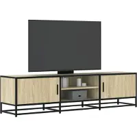 Prolenta Maison Exclusive - Meuble TV Chêne Sonoma 160x35x41 cm Matériau dérivé du bois et métal