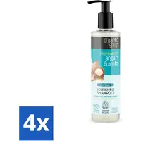 Organic - Shampooing soin naturel - Argan Hair & Amla - Régénérant et nourrissant - 280 ml - Pack avantage - 4 pièces