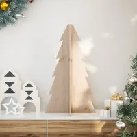 Prolenta Maison Exclusive - Sapin de Noël en bois à décorer 69,5 cm Bois massif Pin