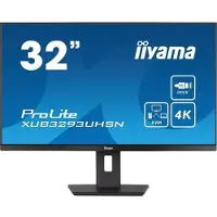Iiyama Écran PC , 32 pouces, UHD 4K, 60Hz, Dalle IPS, 4ms, Ajustable en hauteur, XUB3293UHSN-B5