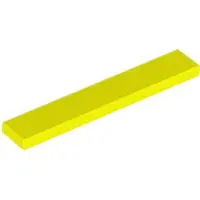 LEGO 50 pièces , pièce c. 6636 en jaune néon