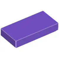 LEGO 1x2 tuiles 3069 - 100 pièces violet foncé