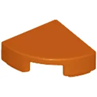 LEGO 1x1 carreaux coin rond 25269 - 100 pièces orange foncé