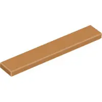 LEGO 50 pièces , pièce c. 6636 en nougat moyen