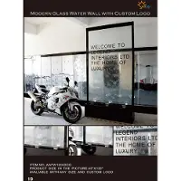 AEA Cloison Mur d'eau Colonne Murs LED 100x300 cm Murs d'eau Waterwall
