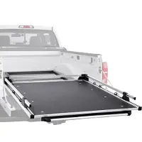Vevor Organisateur de plateau escamotable (1905 x 1220 mm) Tiroir de rangement du plateau, capacité de charge 453,6 kg, plateau escamotable, noir