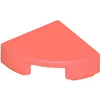 LEGO 1x1 carreaux coin rond 25269 - 250 pièces Coral
