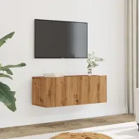 Prolenta Maison Exclusive - Meubles TV 2 pièces Chêne Artisan 80x30x30 cm