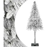 vidaXL Design Sapin de Noël artificiel blanc 76 x 76 x 180 cm - Sapins de Noël artificiels 2025 Nouveau7375706 1parcel