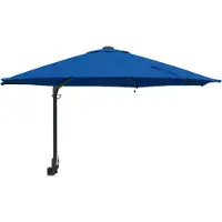 Syfax Parasol de jardin Azur 248 x 248 x 148 cm Polyester et Acier