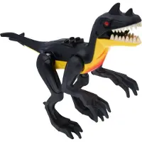 LEGO 1x animal dinosaure Velociraptor Dino 2010 noir jaune 7295 7474 Raptor01
