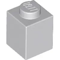 LEGO 100 pièces , pièces n° 3005 en gris clair (Light Bluish Gray)